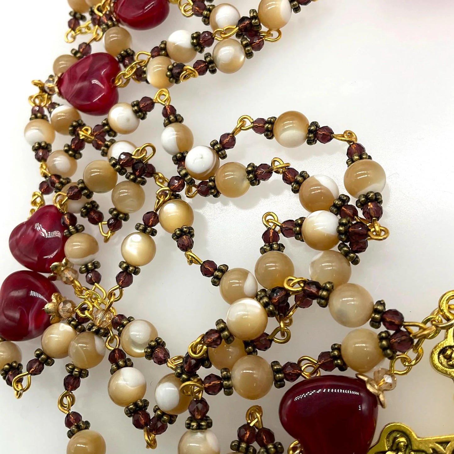 Rosary Immaculate Heart Mary and Sacred Heart Jesus